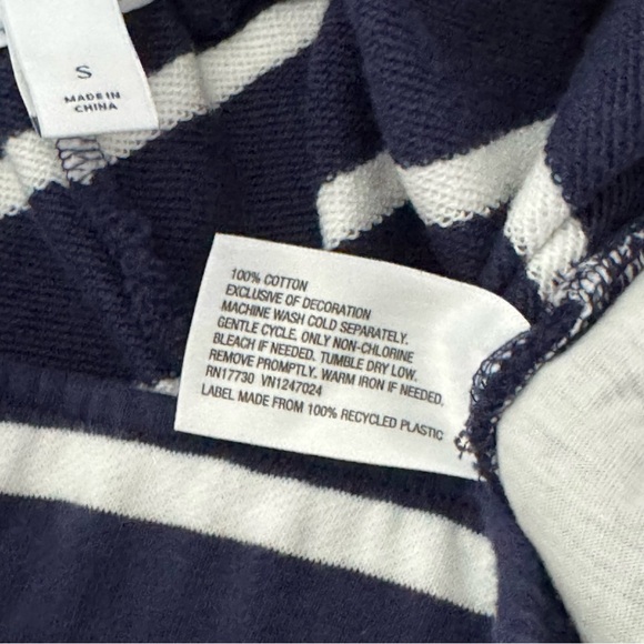 Vineyard Vines For Target Striped Boat Pants Navy Blue White Sailor Buttons S - Picture 8 of 9